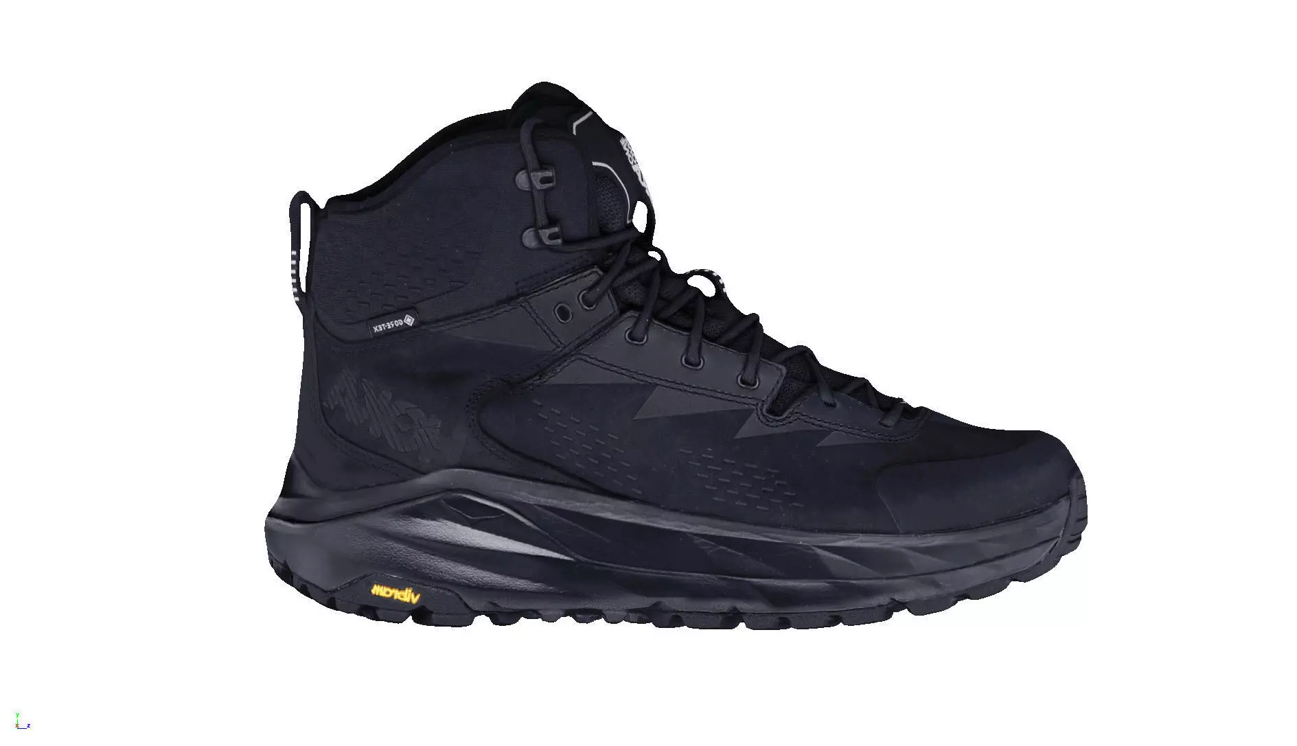 Hoka One One Kaha GTX Black Phantom Low-poly 3D model