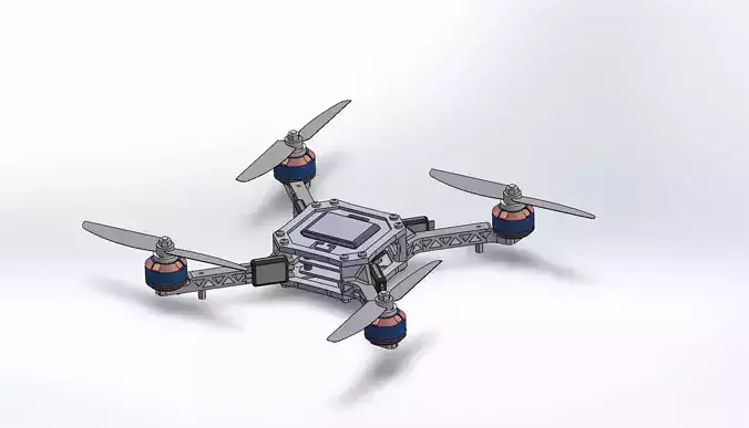 Modular Quadcopter Drone   3D print model