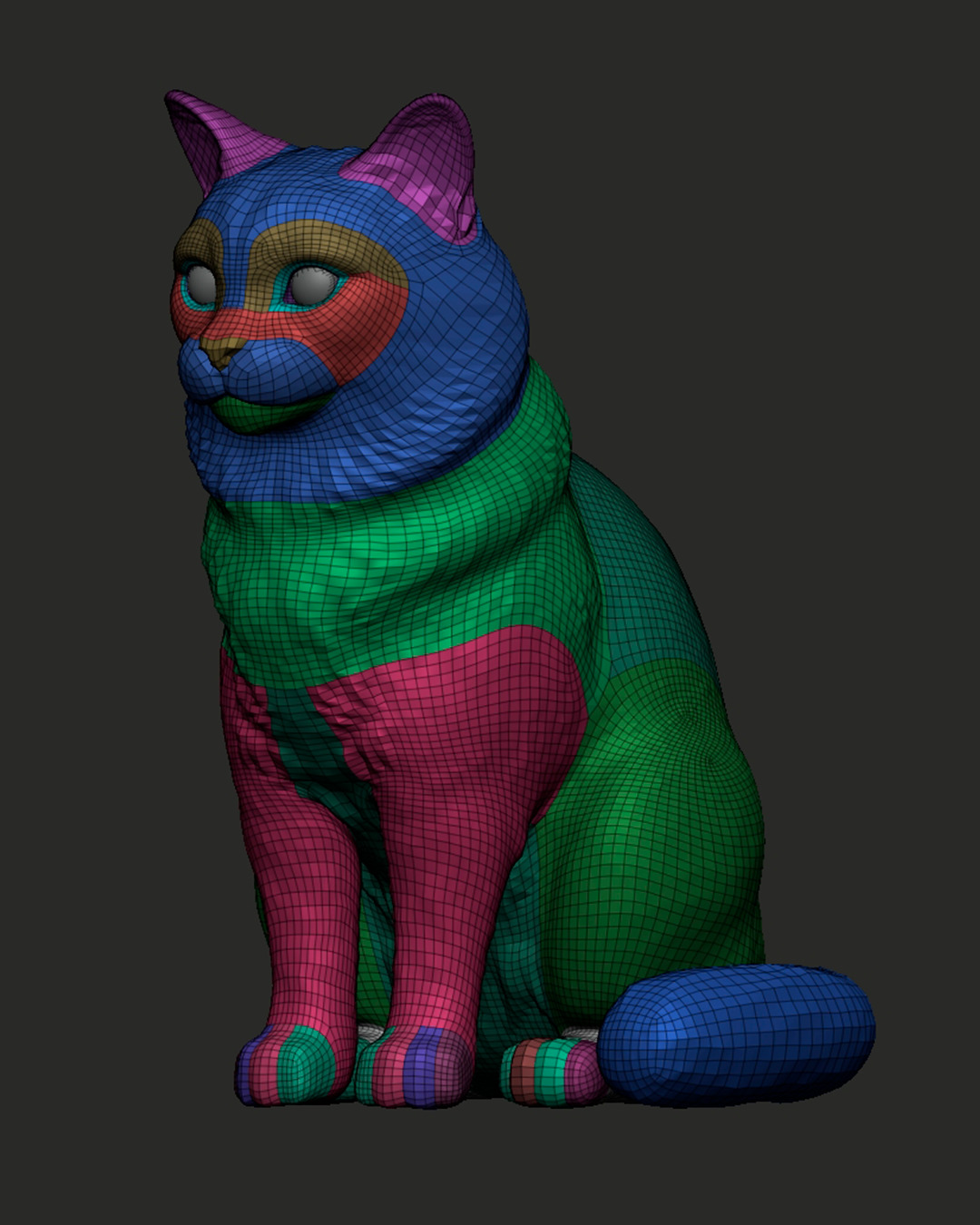 Gato Mestizo Realista 3D print model_21