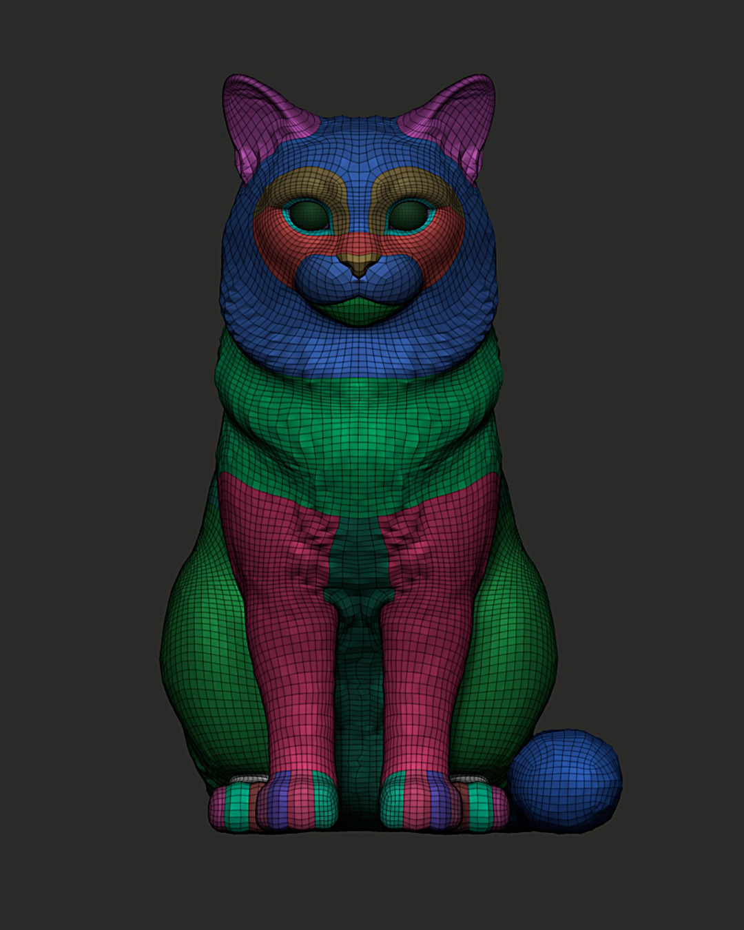 Gato Mestizo Realista 3D print model_20
