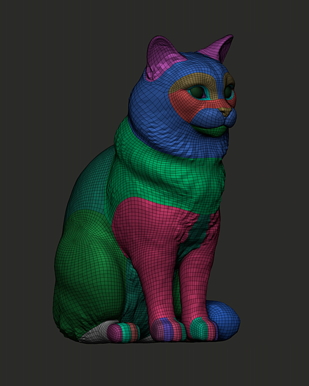 Gato Mestizo Realista 3D print model_22
