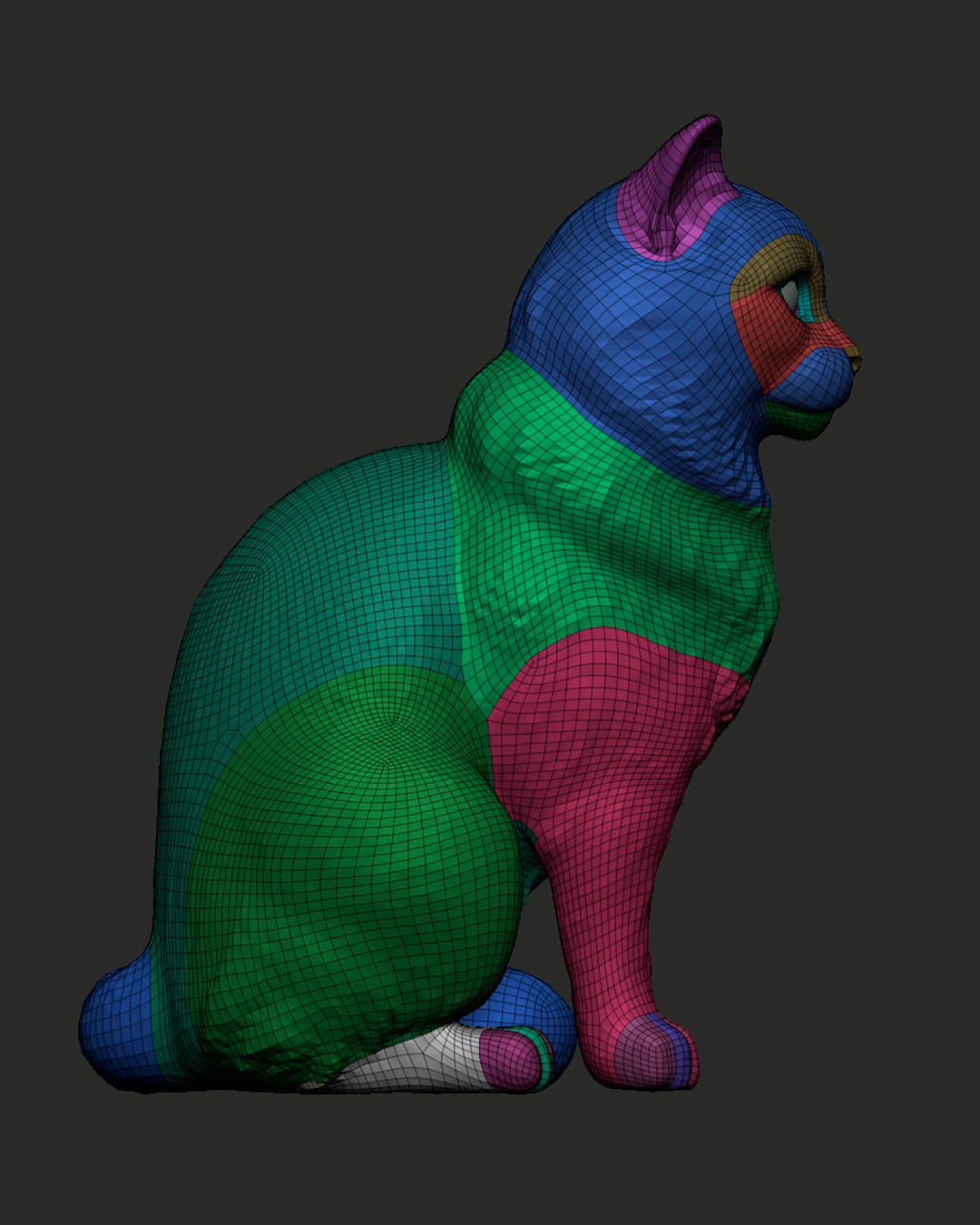 Gato Mestizo Realista 3D print model_24