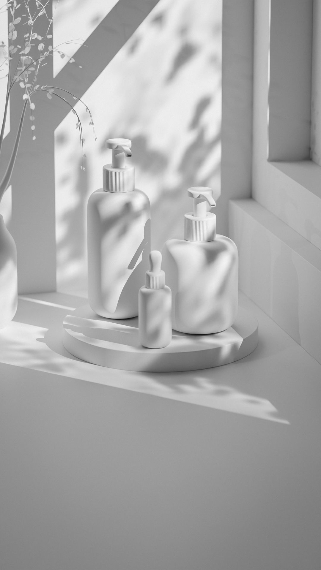 Luxury Beauty Product Mockup Low-poly 3D model_31