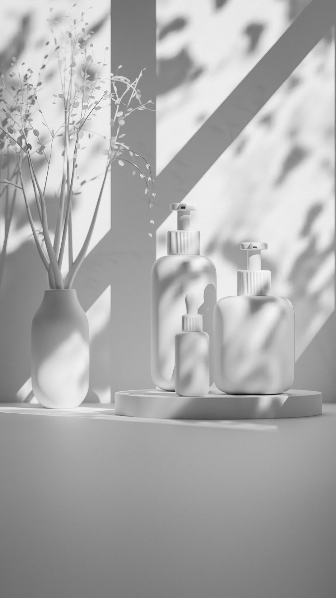 Luxury Beauty Product Mockup Low-poly 3D model_30