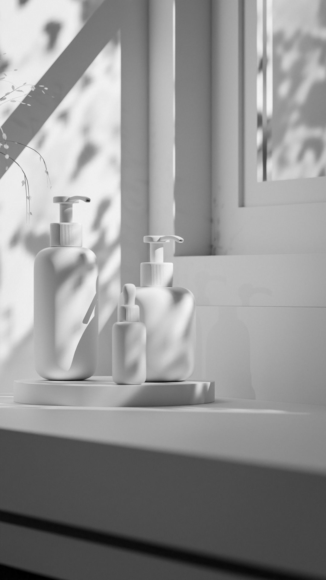 Luxury Beauty Product Mockup Low-poly 3D model_29