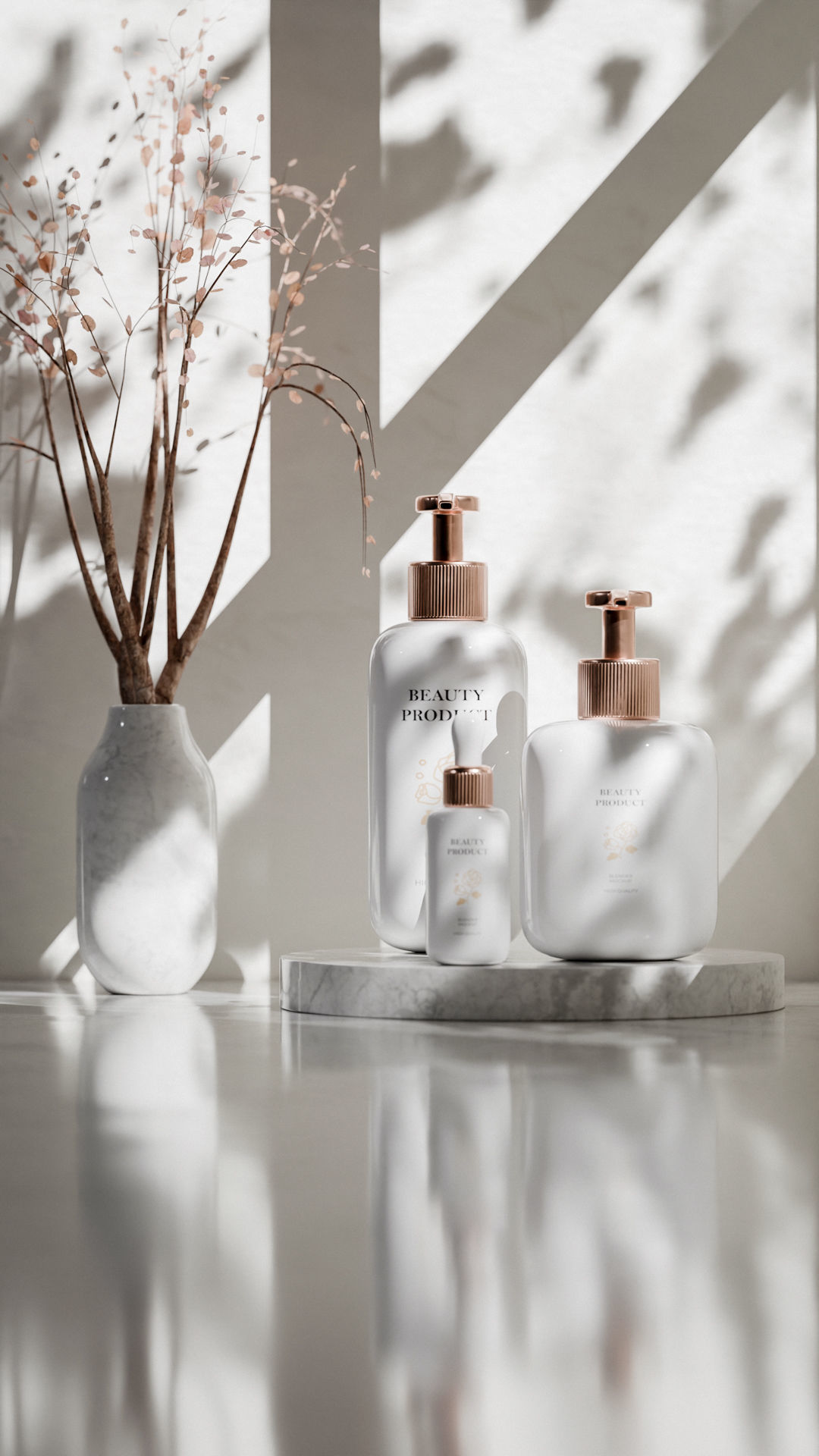 Luxury Beauty Product Mockup Low-poly 3D model_21