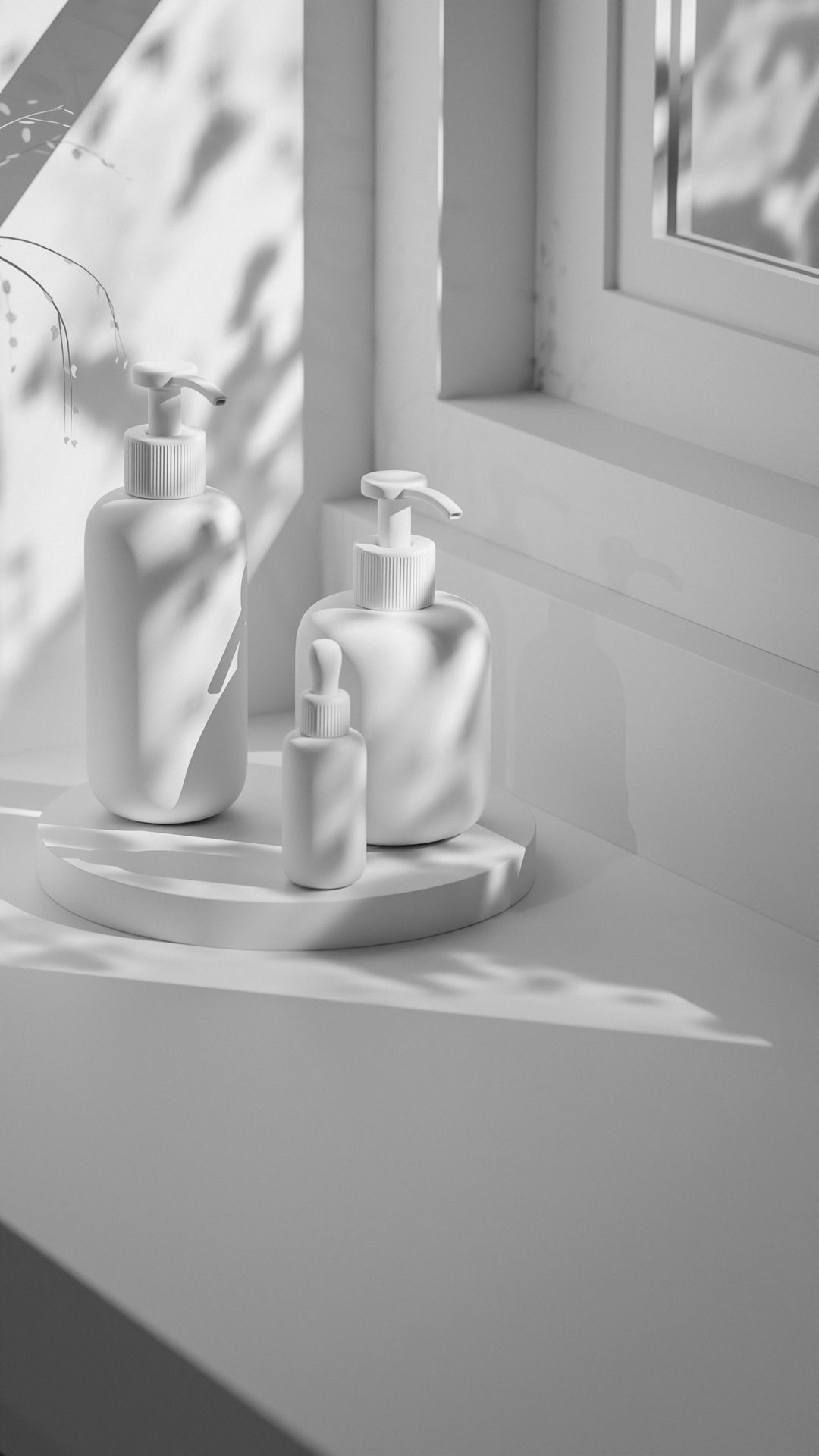 Luxury Beauty Product Mockup Low-poly 3D model_32