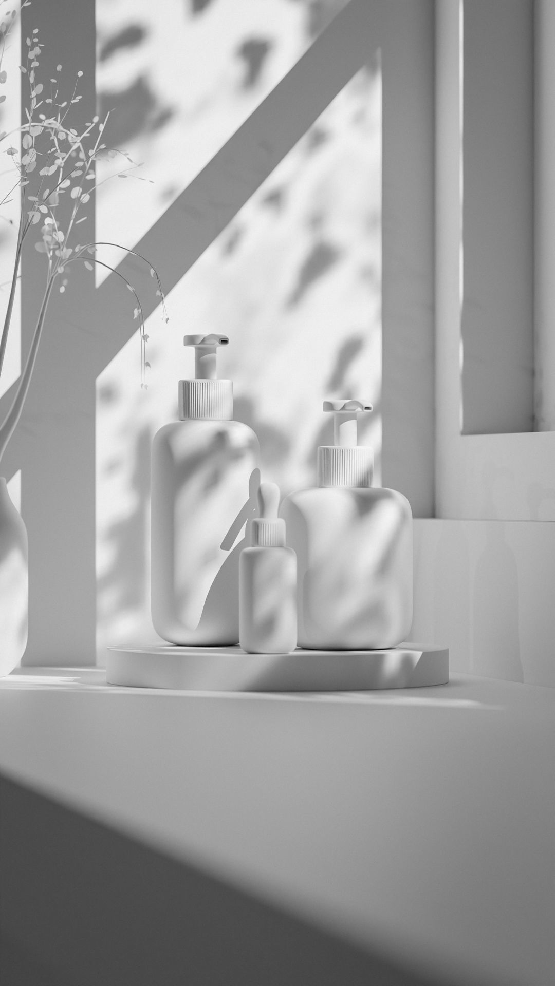 Luxury Beauty Product Mockup Low-poly 3D model_28