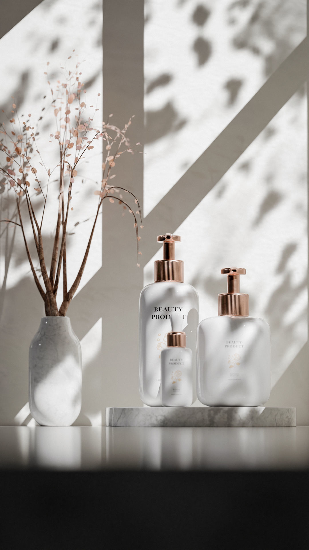 Luxury Beauty Product Mockup Low-poly 3D model_27