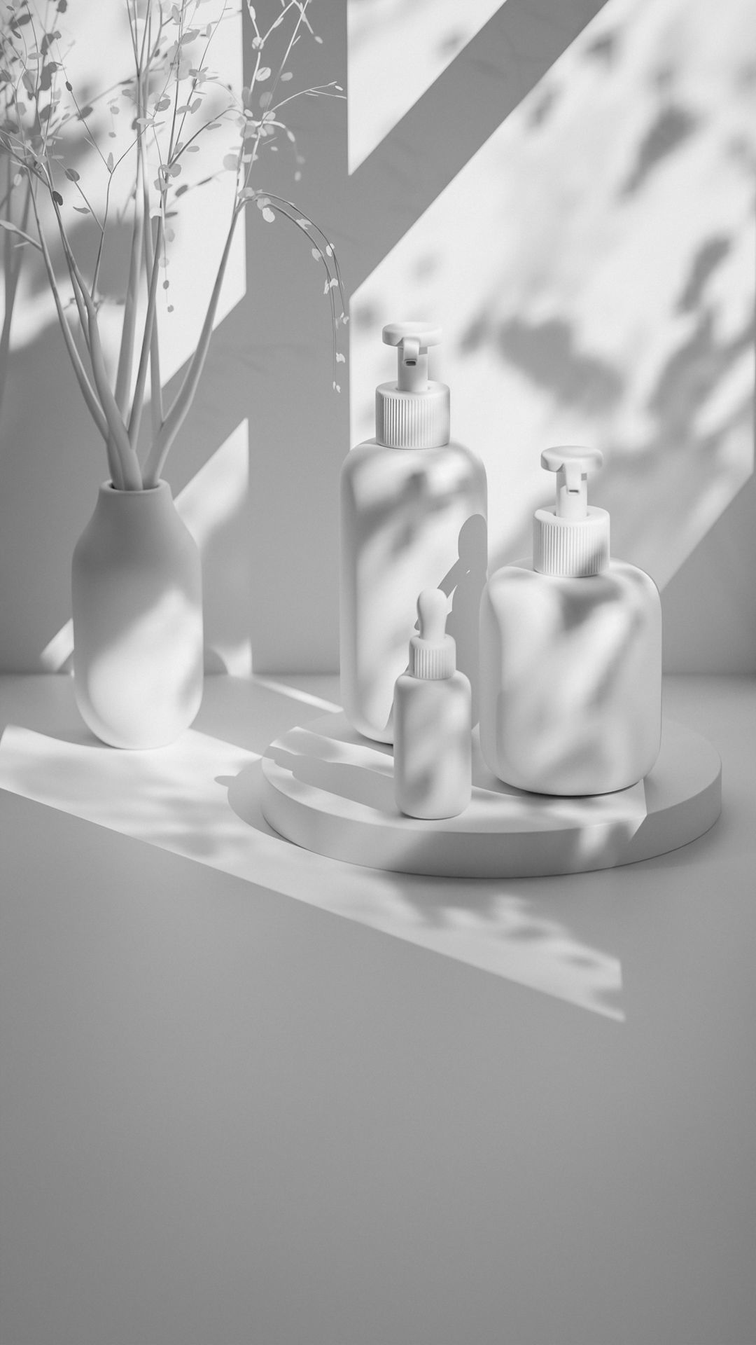 Luxury Beauty Product Mockup Low-poly 3D model_33