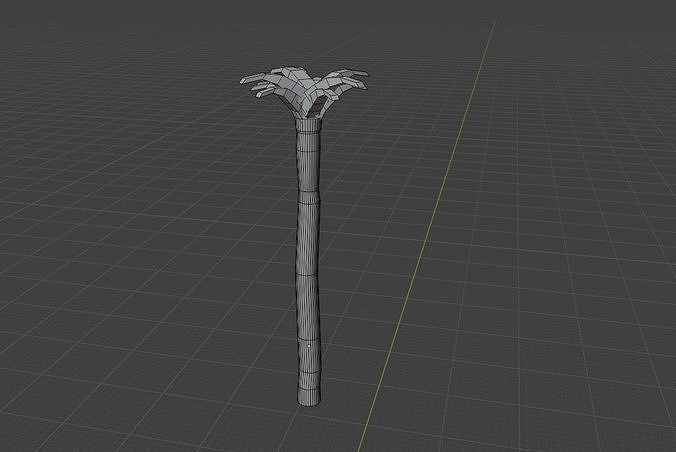 Palm Tree Low-poly 3D print model