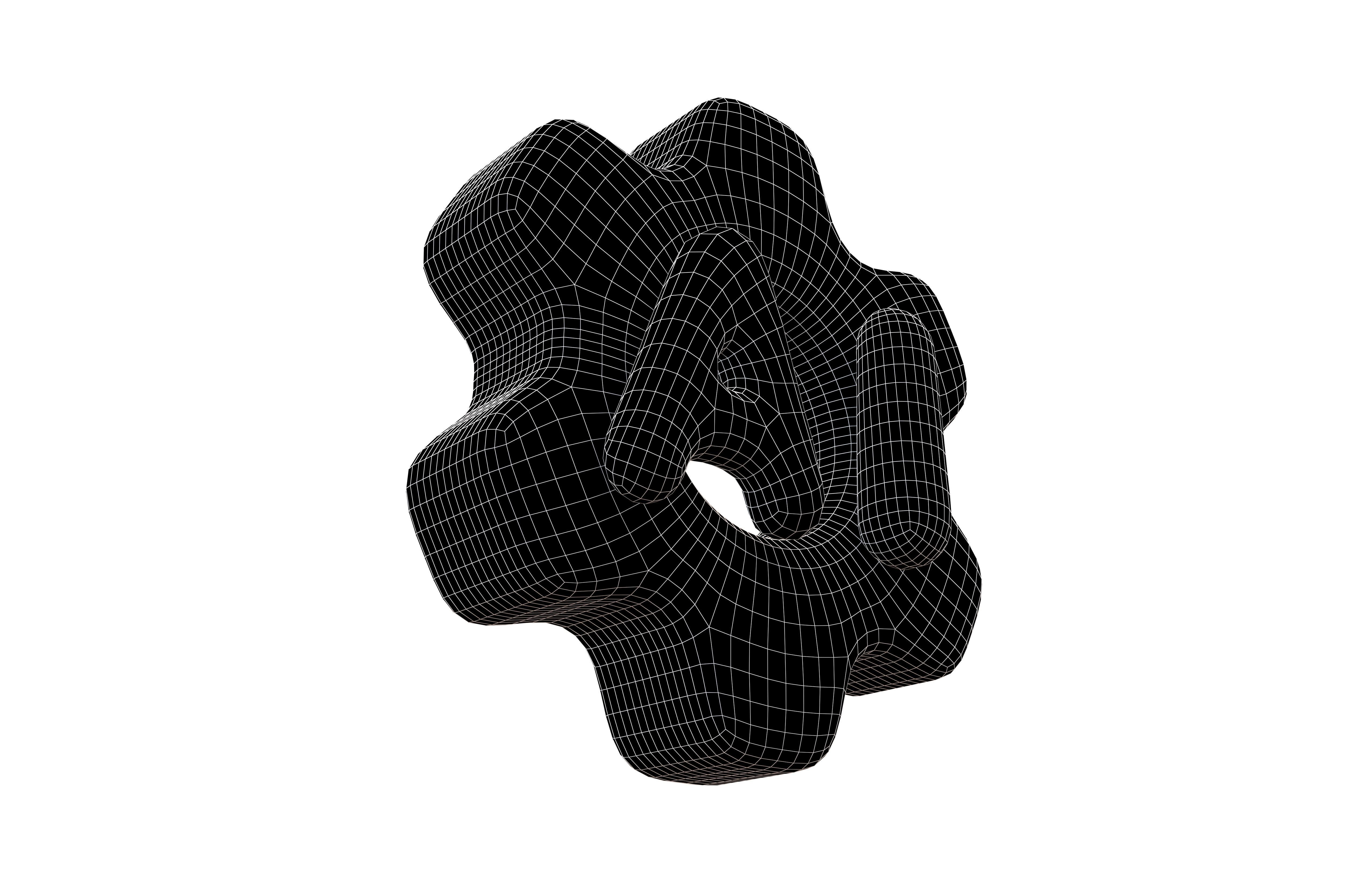 AI Setting Icon v1 002 Low-poly 3D model_6