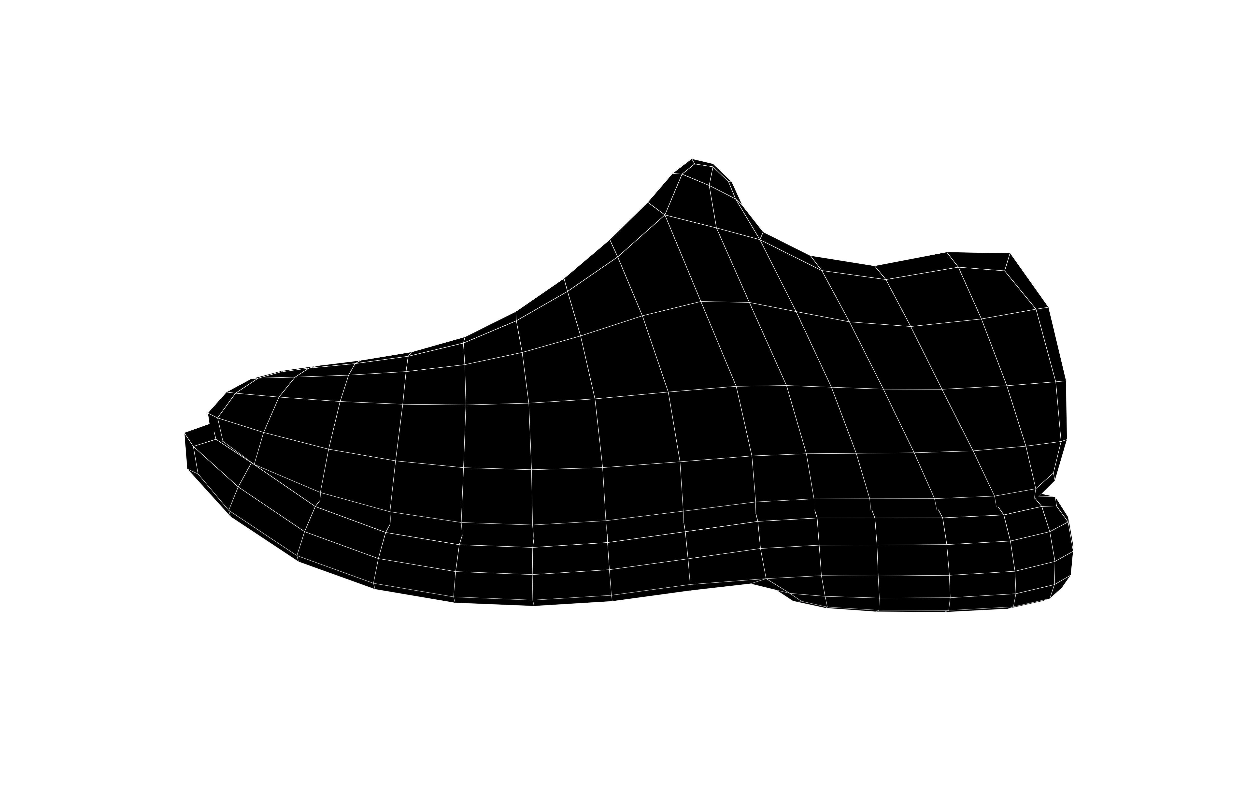 Shoe Symbol v1 001 Low-poly 3D model_5