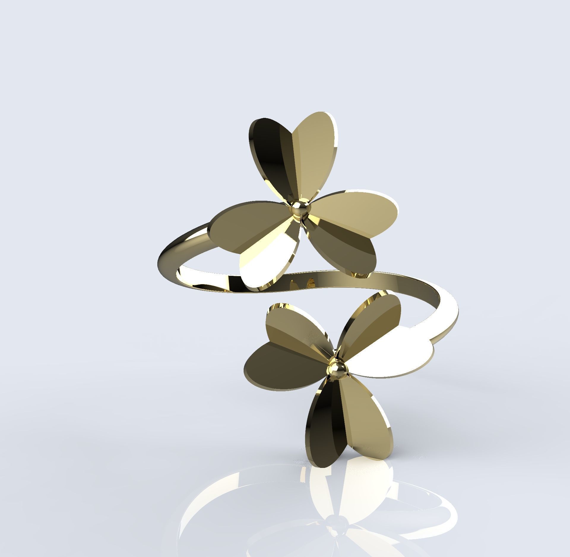 Ringflower 3D print model_3