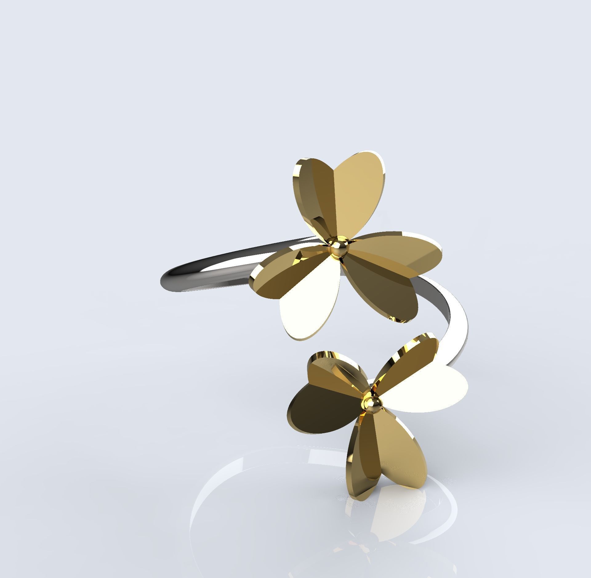 Ringflower 3D print model_4