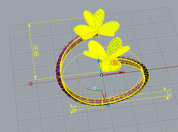Ringflower 3D print model_1