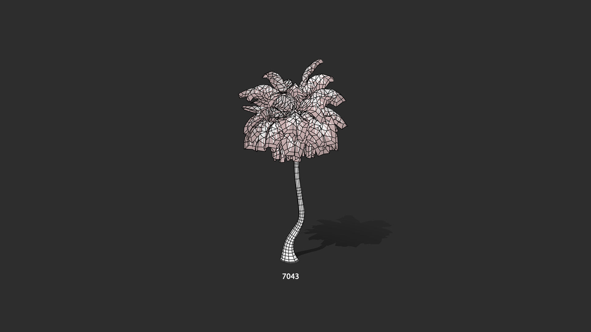 COCONUT TREE PACK - INCLUDE LOOP ANIMATION PACK Low-poly 3D model_4