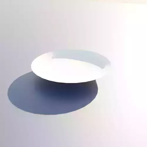 3d model of a plate