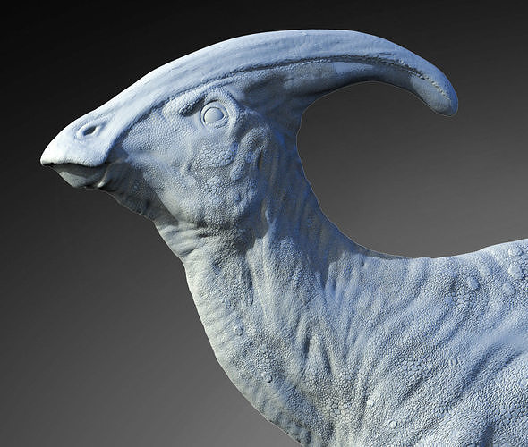 Parasaurolophus  The Crest of Echoes 3D print model