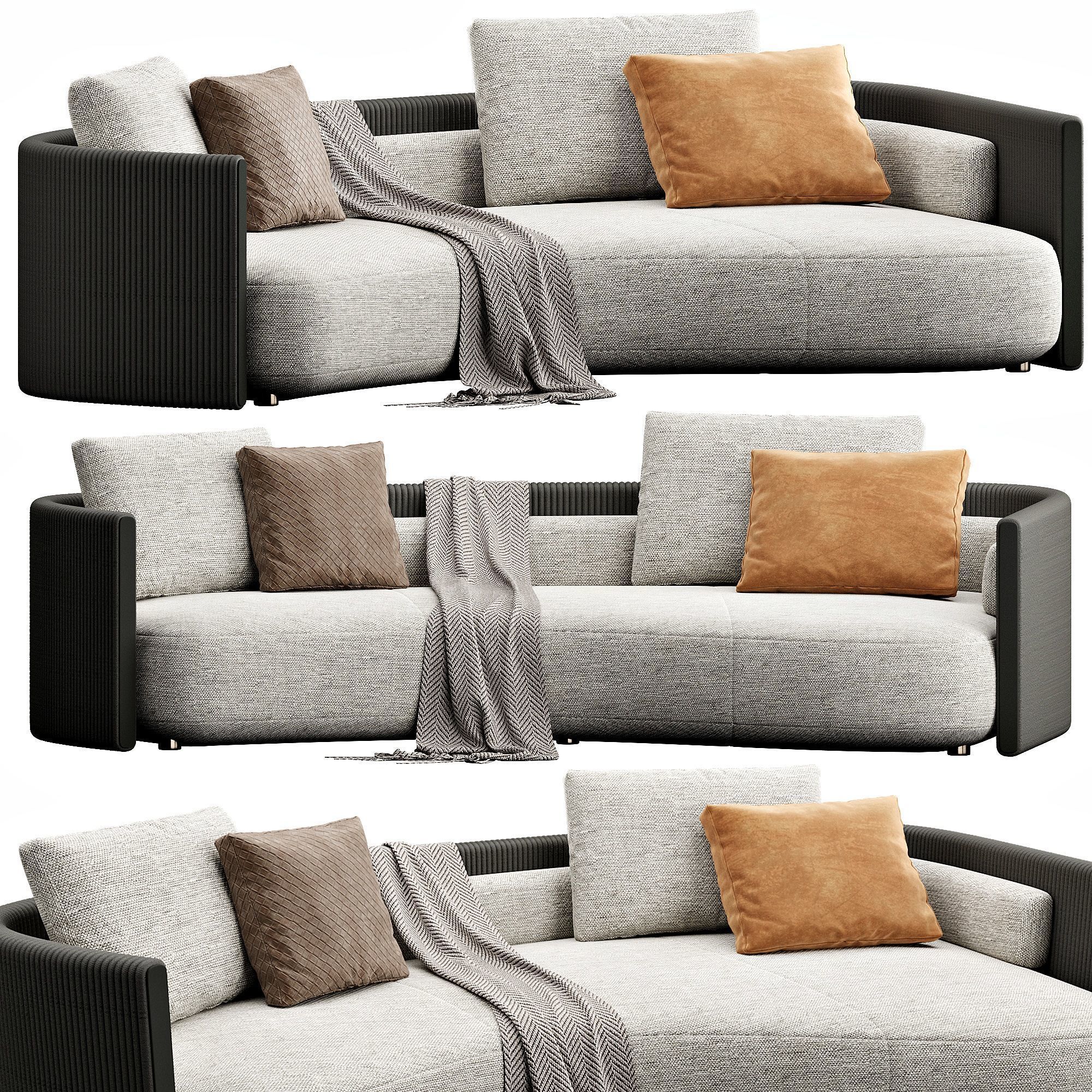 Bezier Cord Outdoor 3D model_7