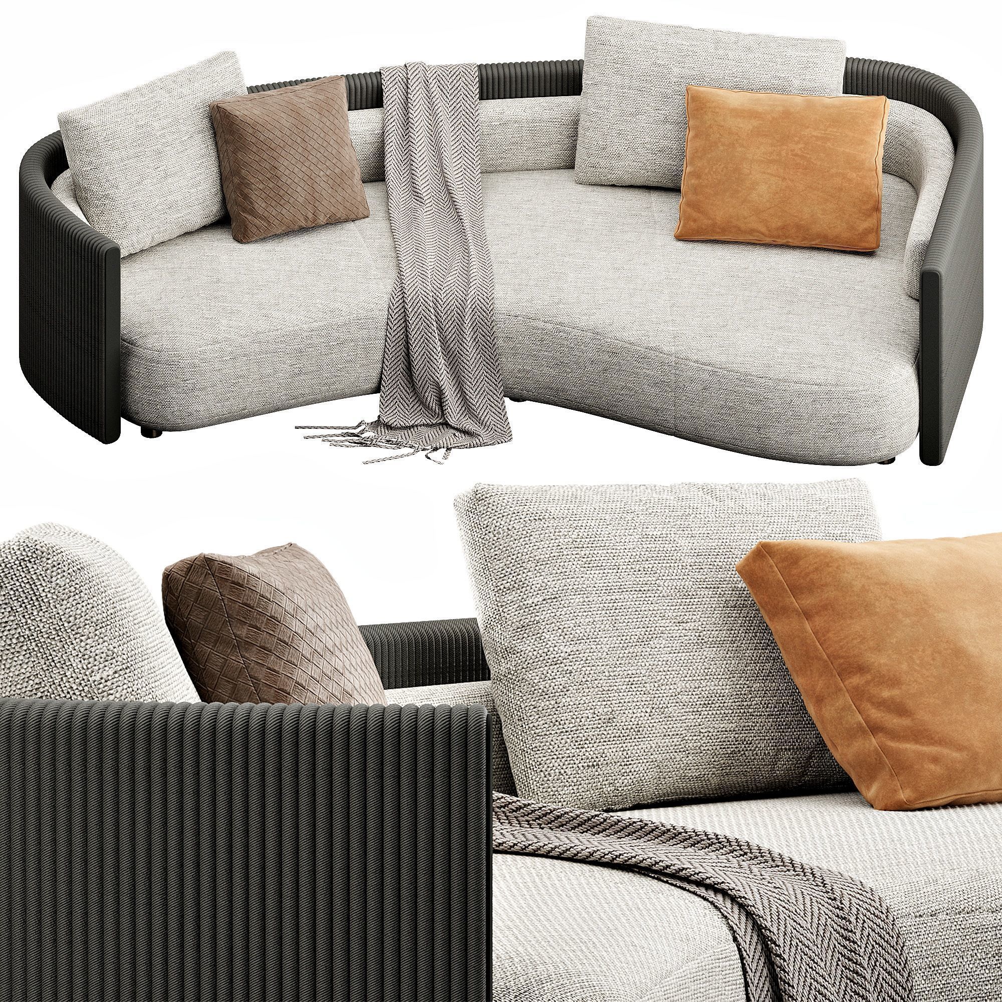 Bezier Cord Outdoor 3D model_3