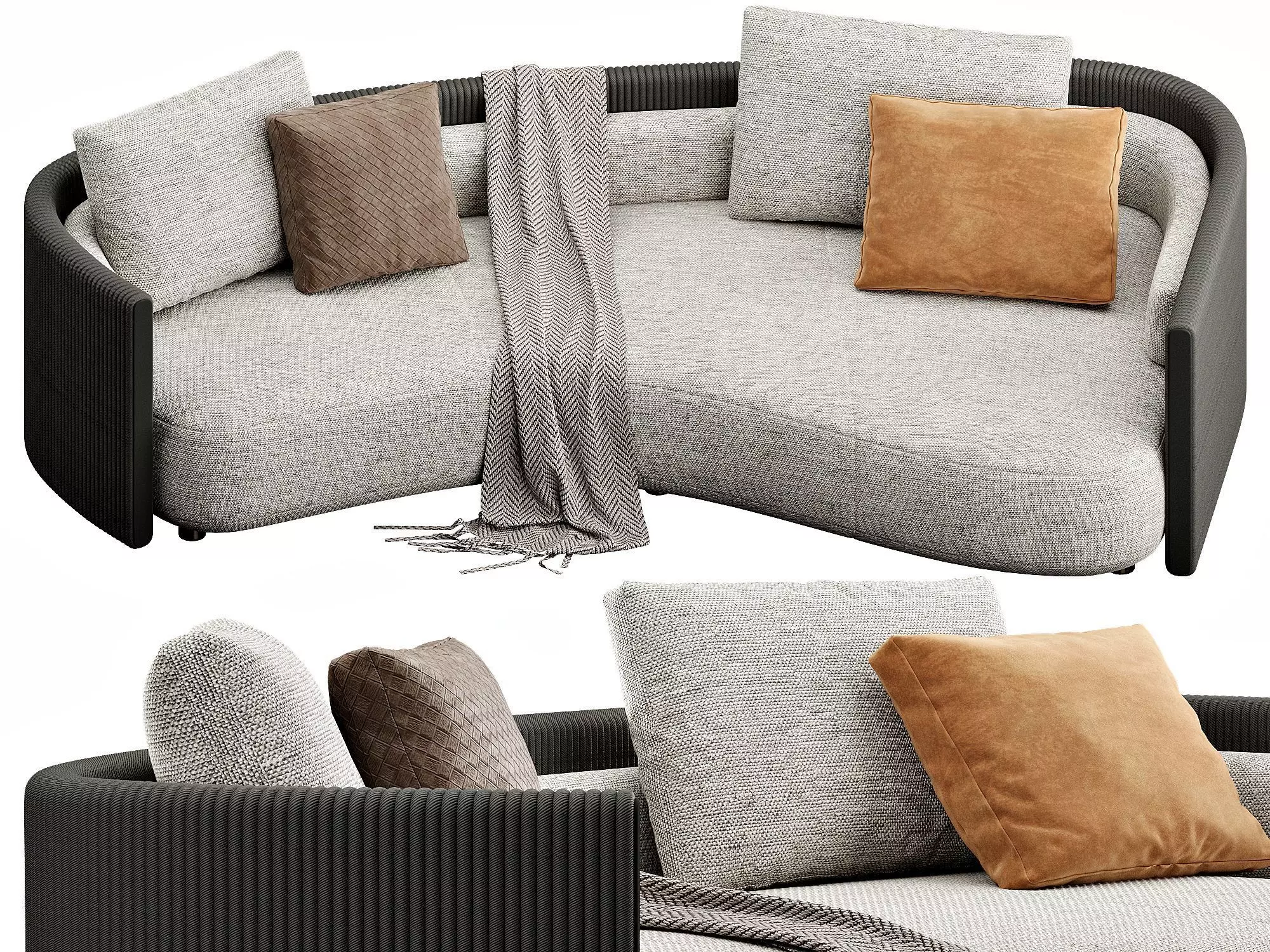 Bezier Cord Outdoor 3D model_0