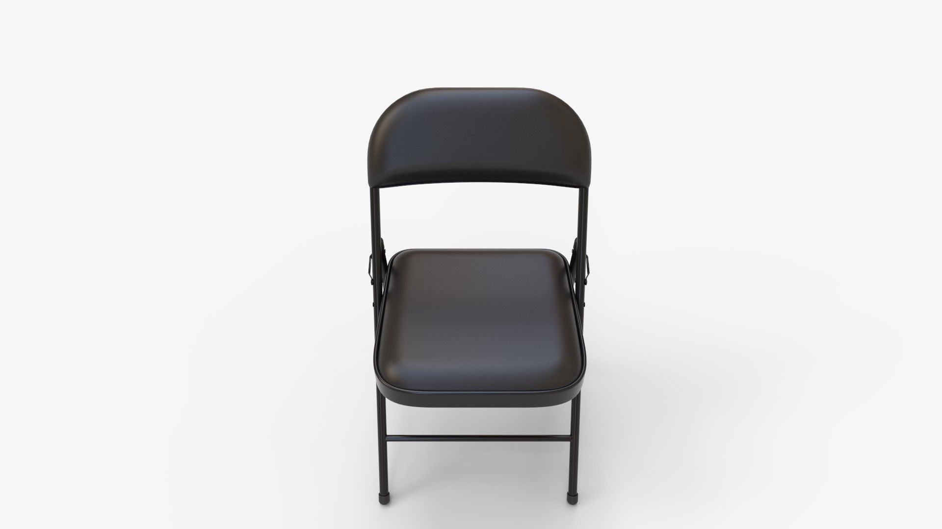 Padded Folding Chair 3D model_7