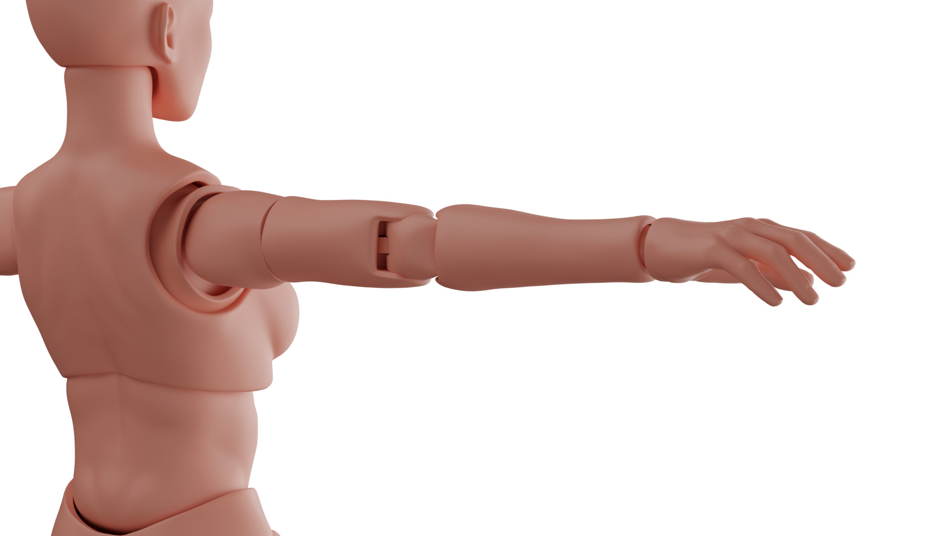 Articulated figure 3D print model_7