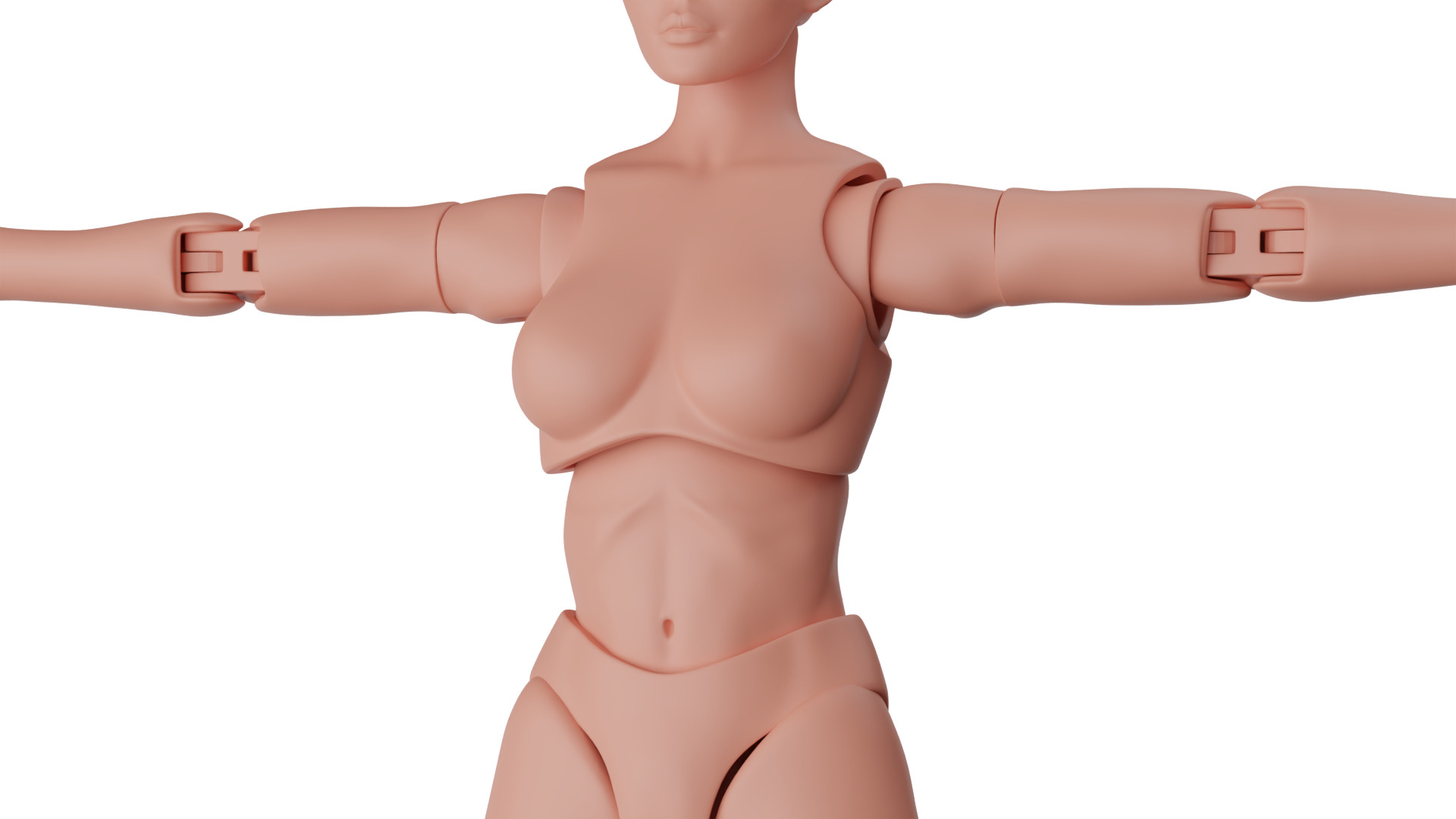 Articulated figure 3D print model_11
