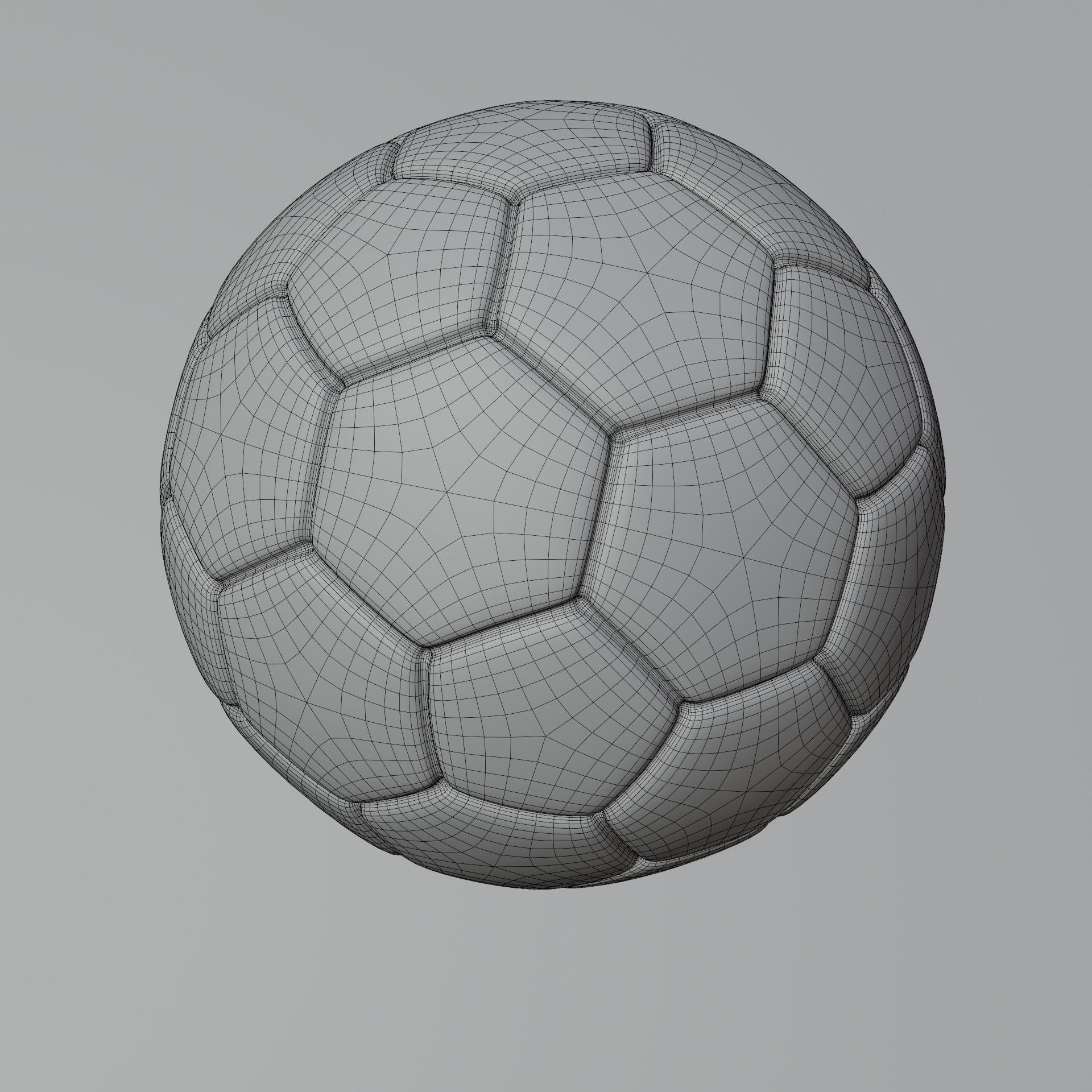 Realistic High Poly Soccer Ball 3D Model with PBR Textures Free 3D model_5
