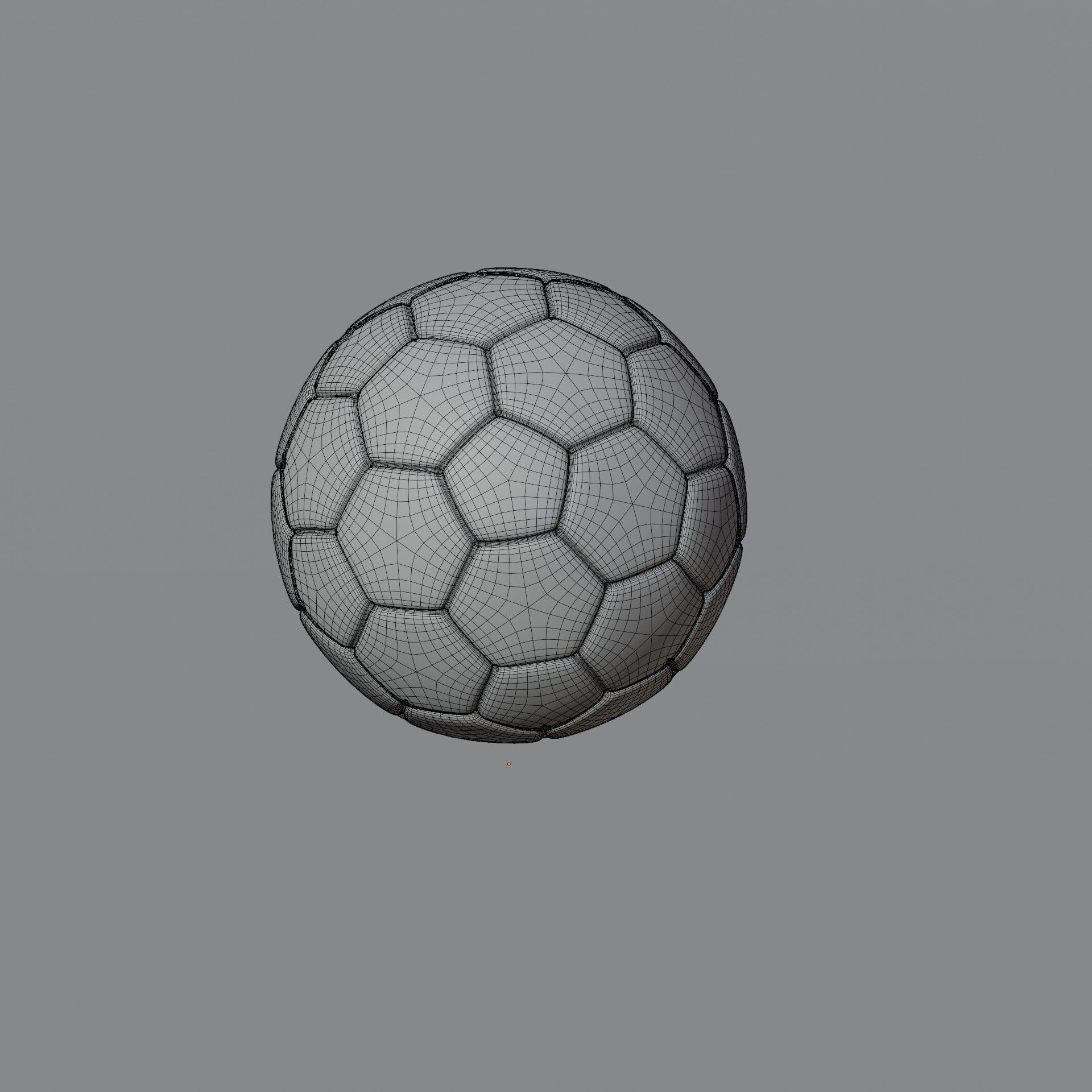 Realistic High Poly Soccer Ball 3D Model with PBR Textures Free 3D model_12