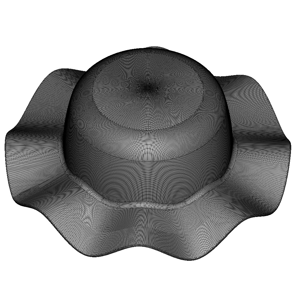 Exquisite Floppy Hat 3D print model_4