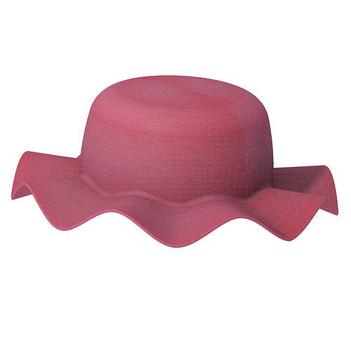Exquisite Floppy Hat 3D print model
