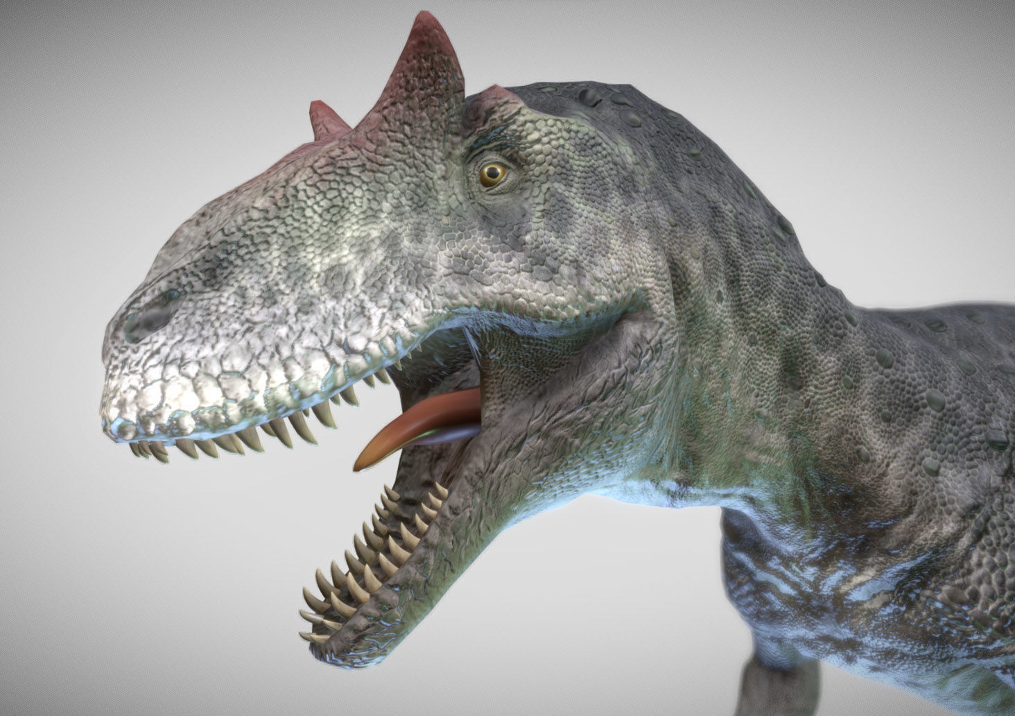 Allosaurus King of the Jurassic Low-poly 3D model_1
