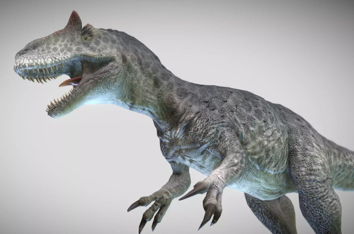 Allosaurus King of the Jurassic Low-poly 3D model_0