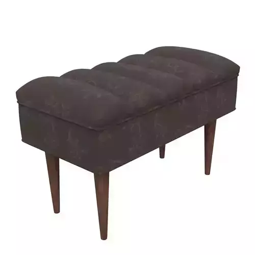 Leicester Banquette pouf 3D model