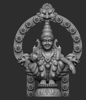 Lord Ayyappa Swami 3D print model