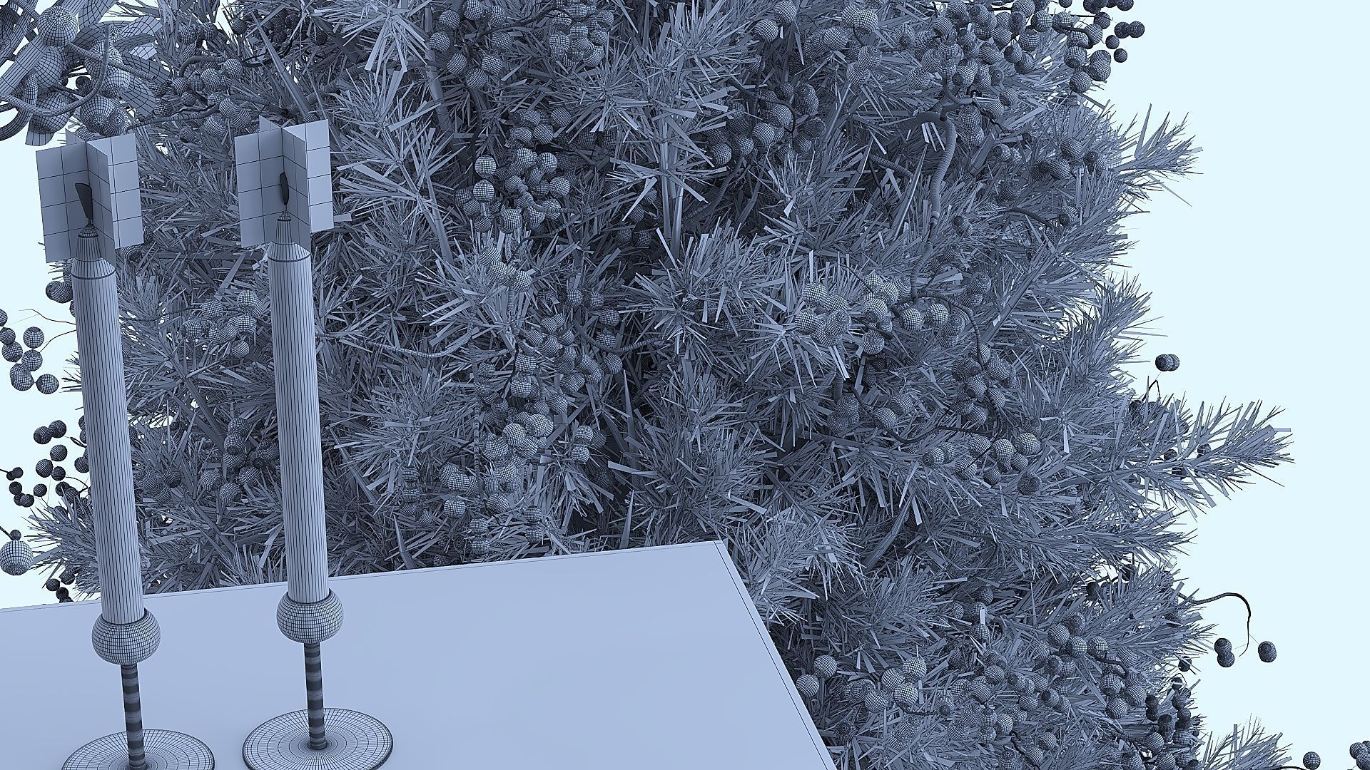 Christmas Decor 10 Low-poly 3D model_8