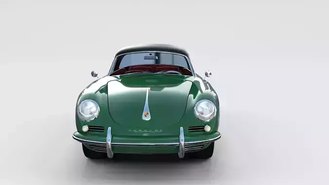 Porsche 356 Cabriolet rev 3D model