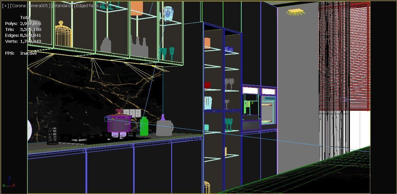 Modern Kitchen 3D model_17