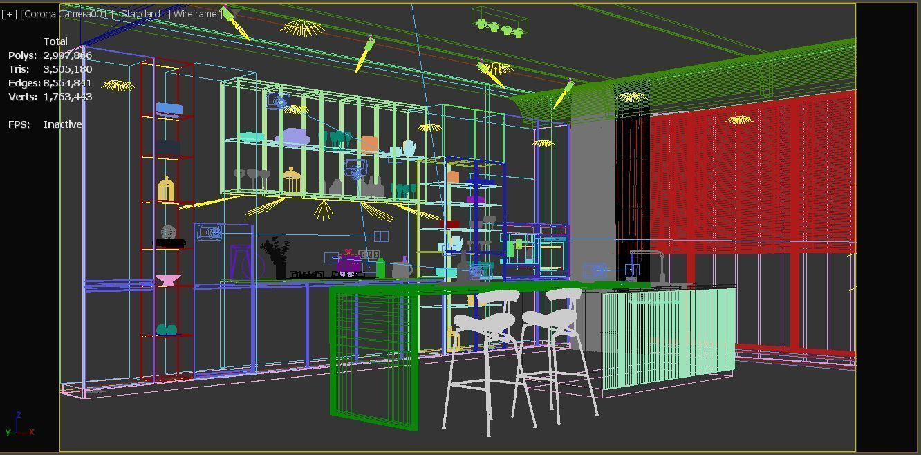 Modern Kitchen 3D model_8