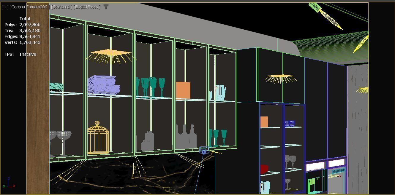 Modern Kitchen 3D model_9