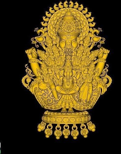Mahaganapati  Multi Faced Ganesha  3D print model