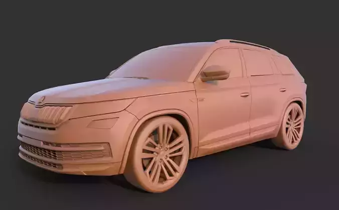 Skoda Kodiaq 2020 3D print model