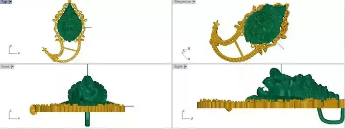 Lord Narasimha Pendant