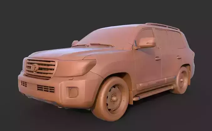 Toyota Land Cruiser 200 3D print model