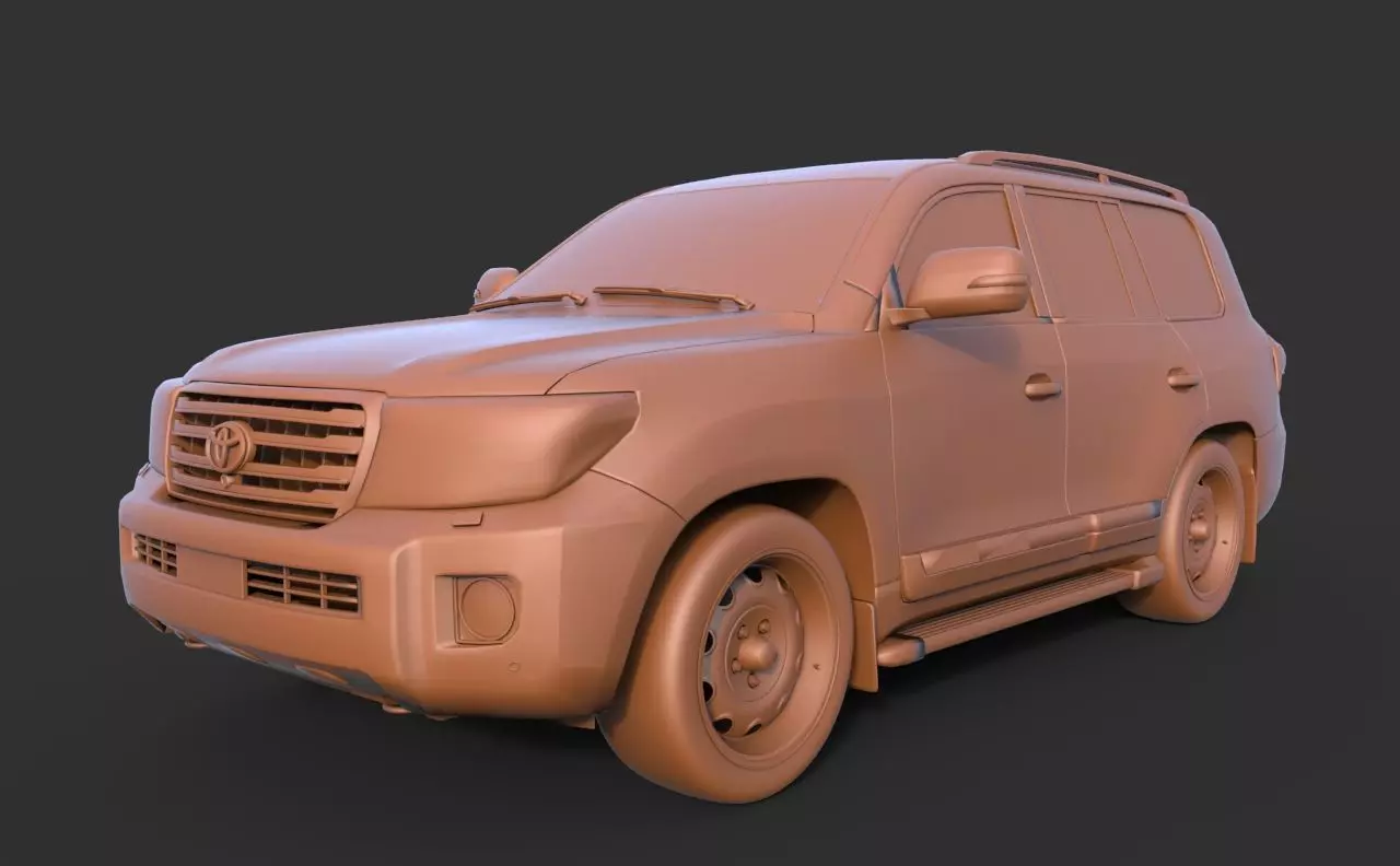 Toyota Land Cruiser 200 3D print model_0