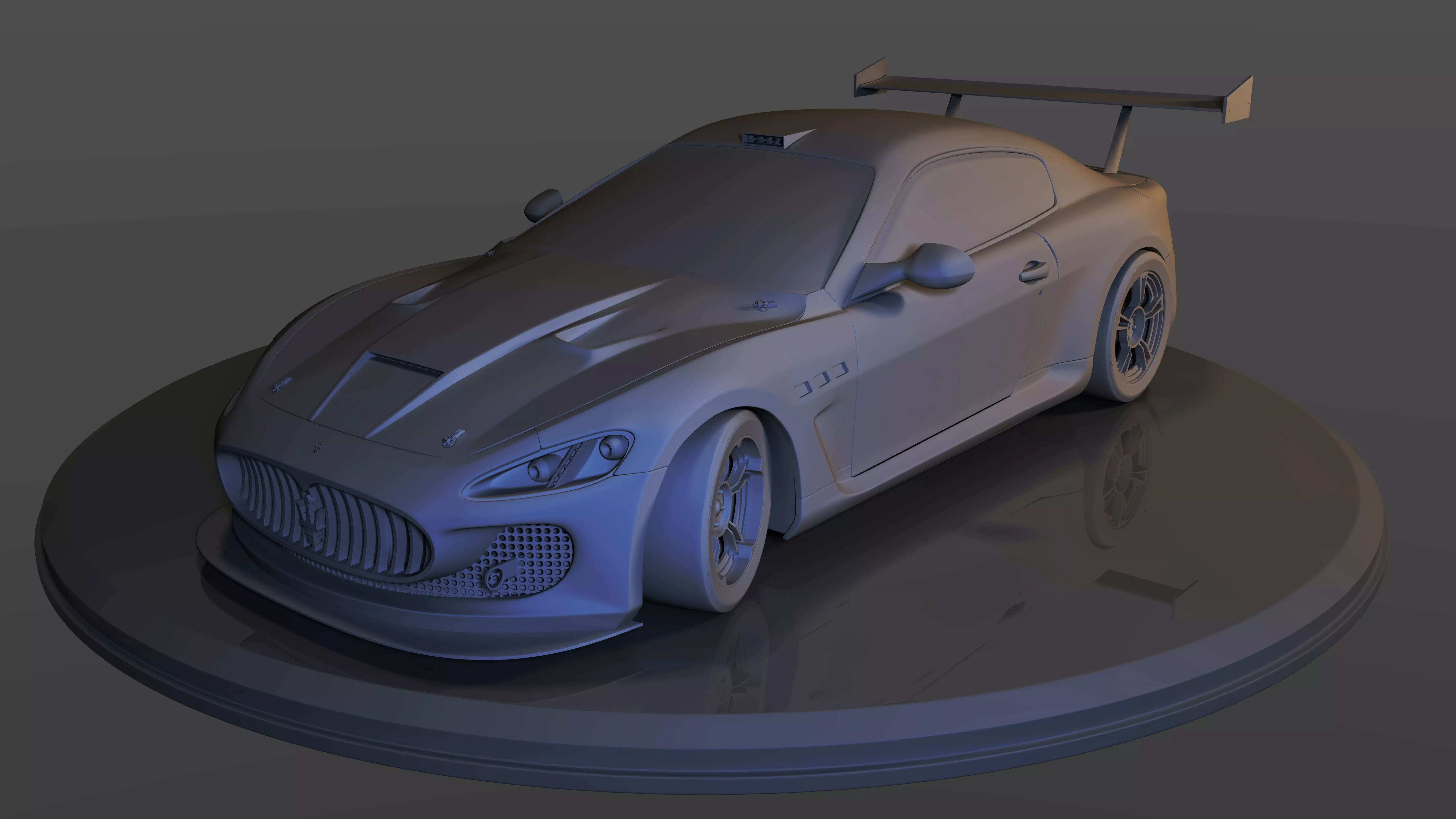 Maserati GT3 3D model_0