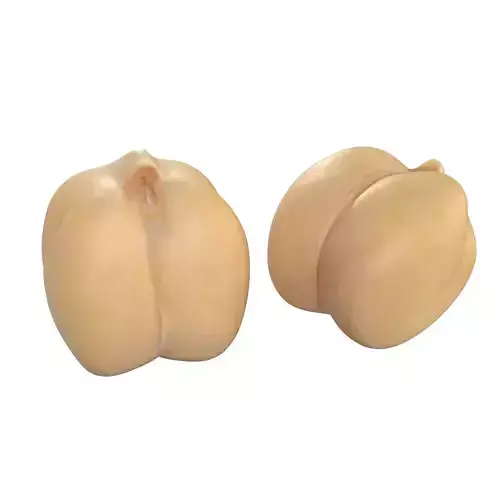 Chickpeas Beans Low-poly 3D model