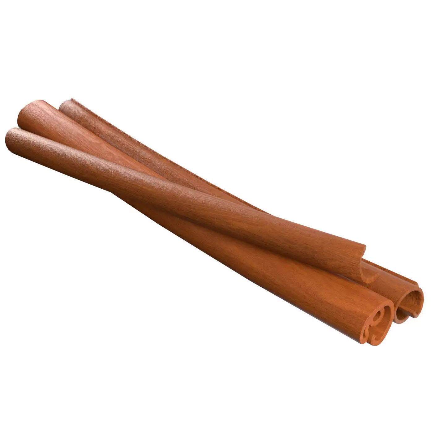 Cinnamon Sticks Free low-poly 3D model